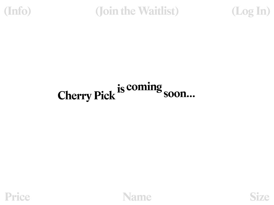 Screenshot of Cherrypick