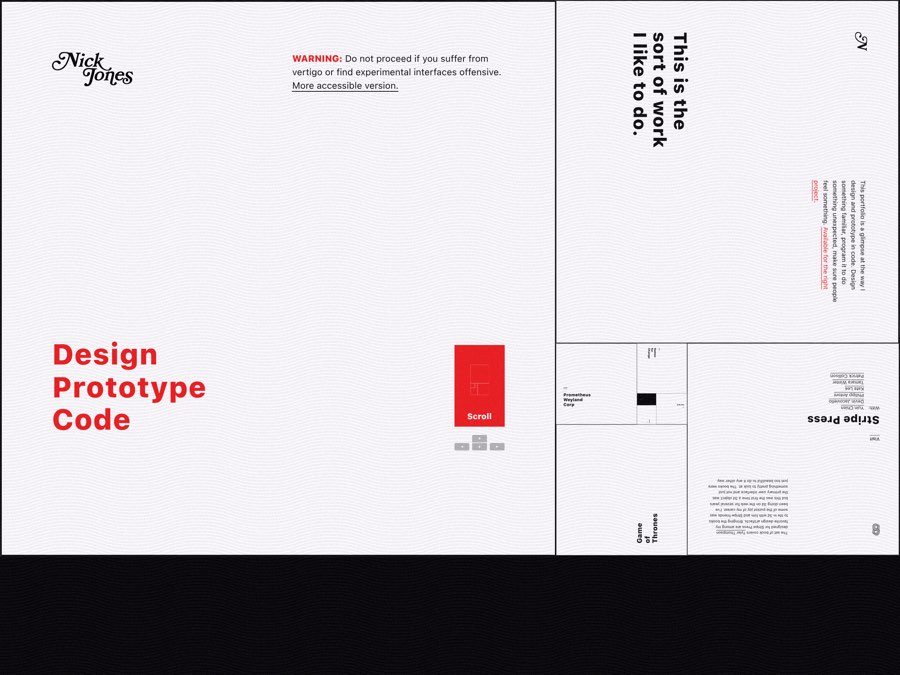 Screenshot of Narrow Design