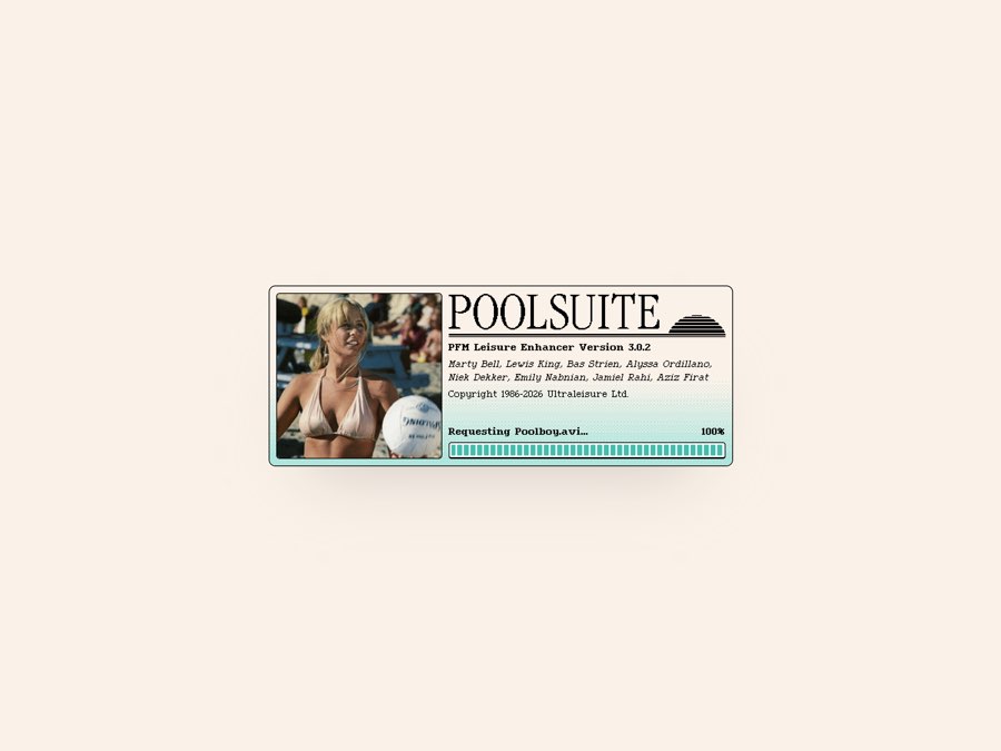 Screenshot of Poolsuite