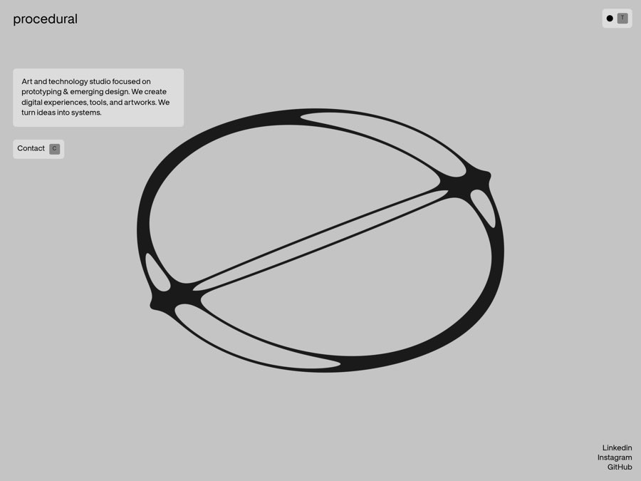 Screenshot of Procedural