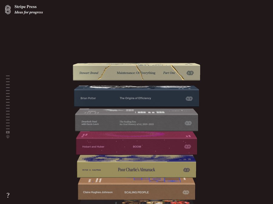 Screenshot of Stripe Press