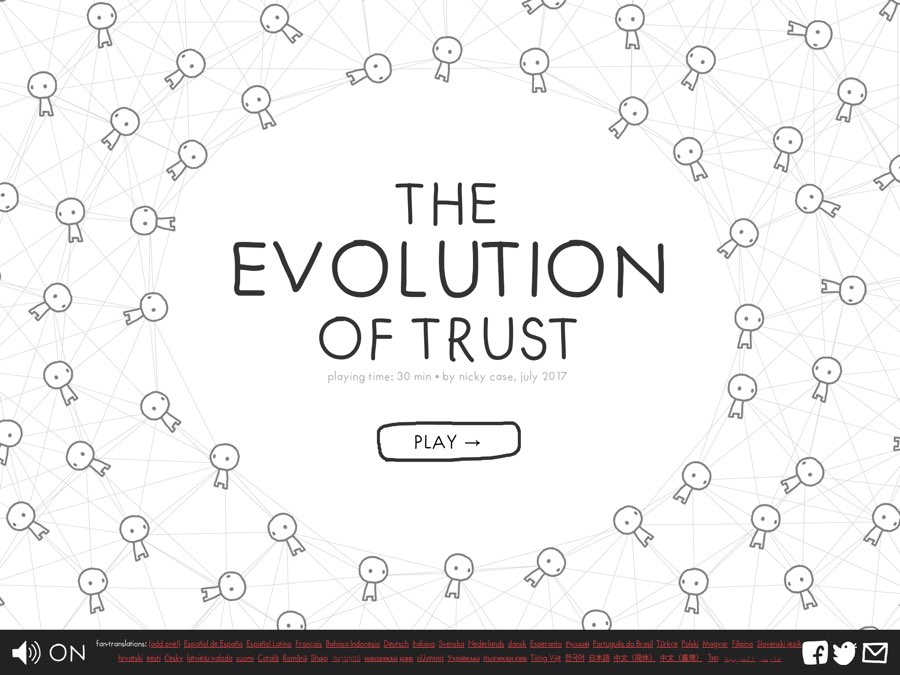 Screenshot of The Evolution of Trust